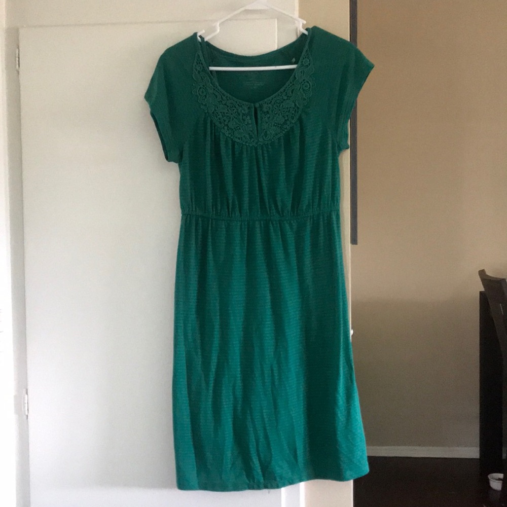 Comfy green summer dress
